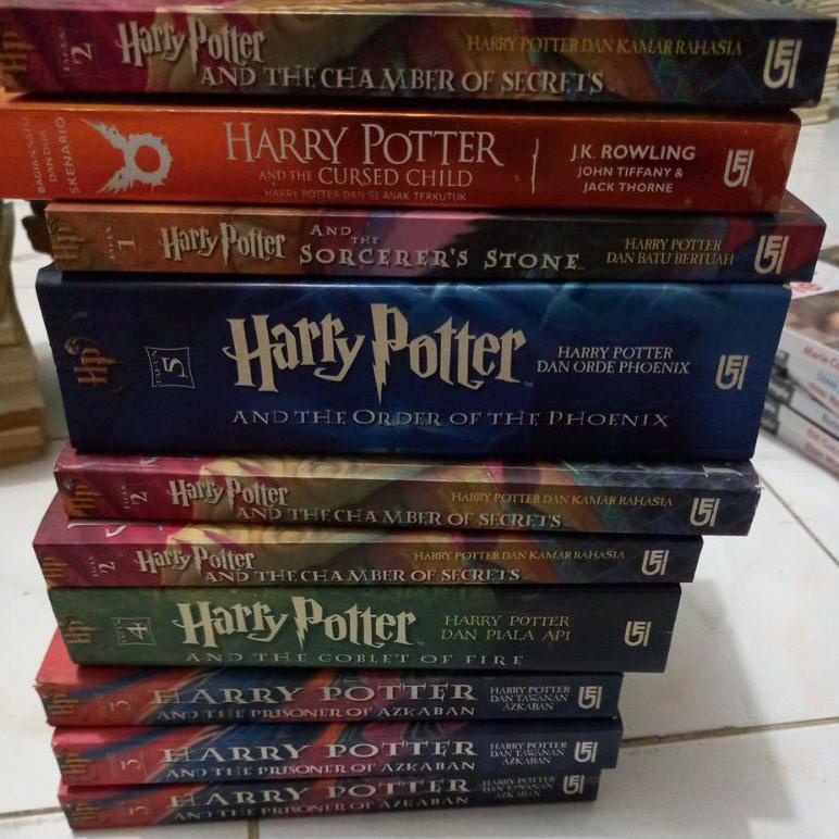 Promo Spesial Novel Harry Potter. Bhs Indonesia. Original Bekas Terlaris