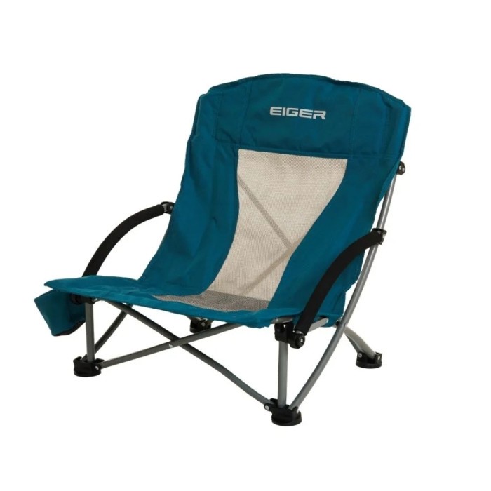 Terlaris Eiger Short Folding Chair - Blue