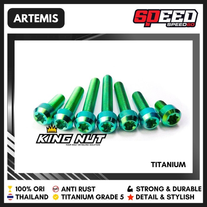 Terlaris Baut Titanium Breket Selang Rem Belakang Yamaha Nmax Aerox Xmax
