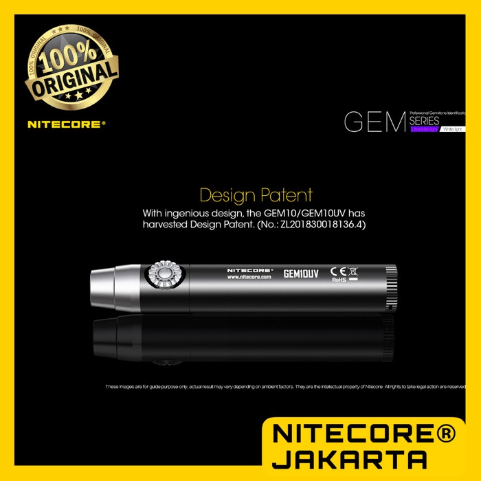 NITECORE GEM10UV SENTER INDENTIFIKASI BATU MULIA GEMSTONE ULTRAVIOLET