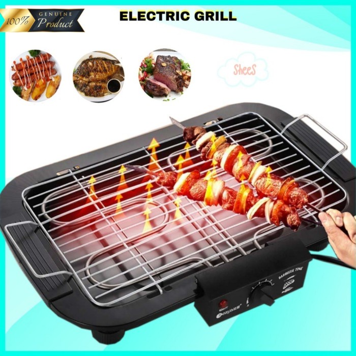 TERLARIS EBG ALAT PANGGANGAN LISTRIK PEMANGGANG PORTABLE BBQ SOSIS DAGING IKAN /GRILL PEN/BAKARAN