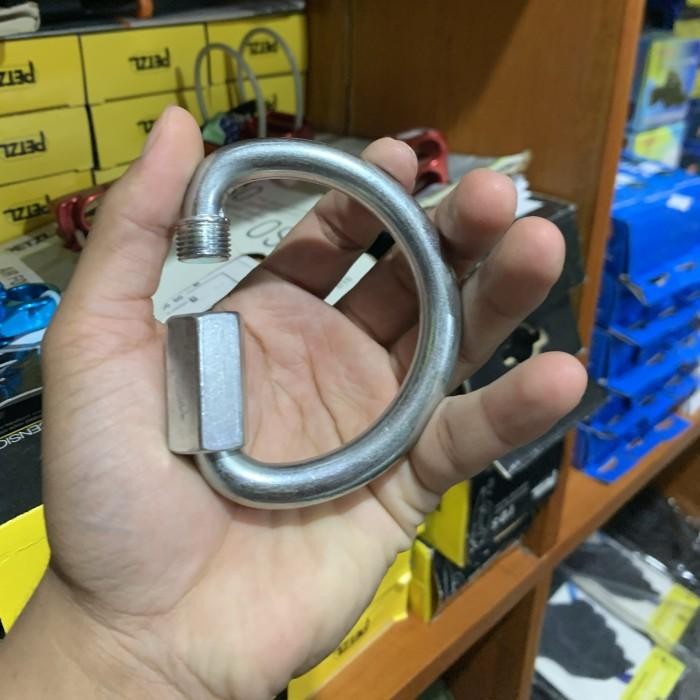 {Shop}  Mailon Rapid Mr Rapide Semi Circular Delta Oval Carabiner Lock Murah