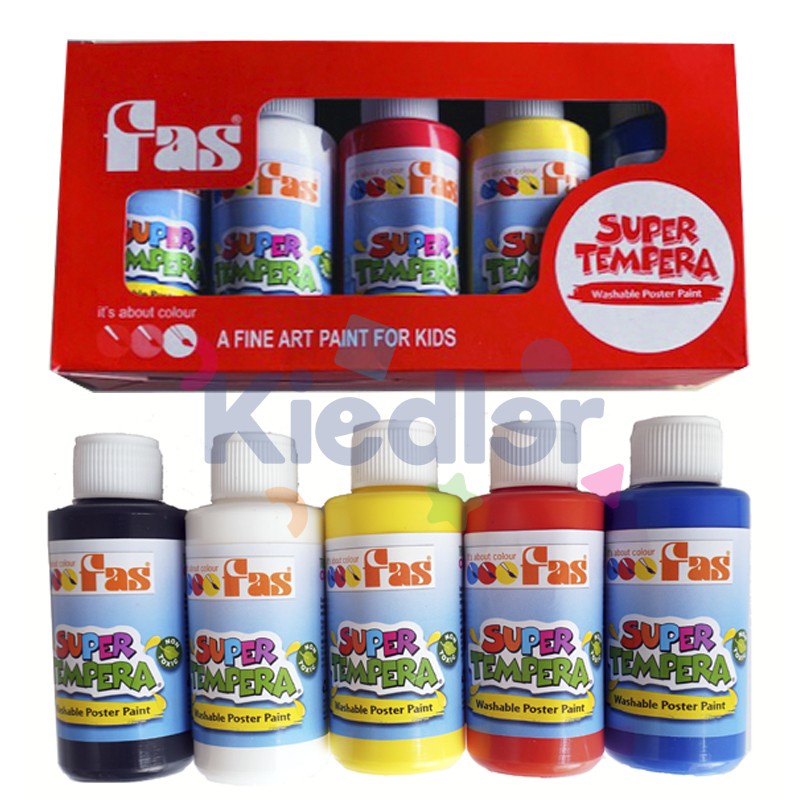 

Fas Tempera Washable Paint Cat Air Anak Lukis Gambar