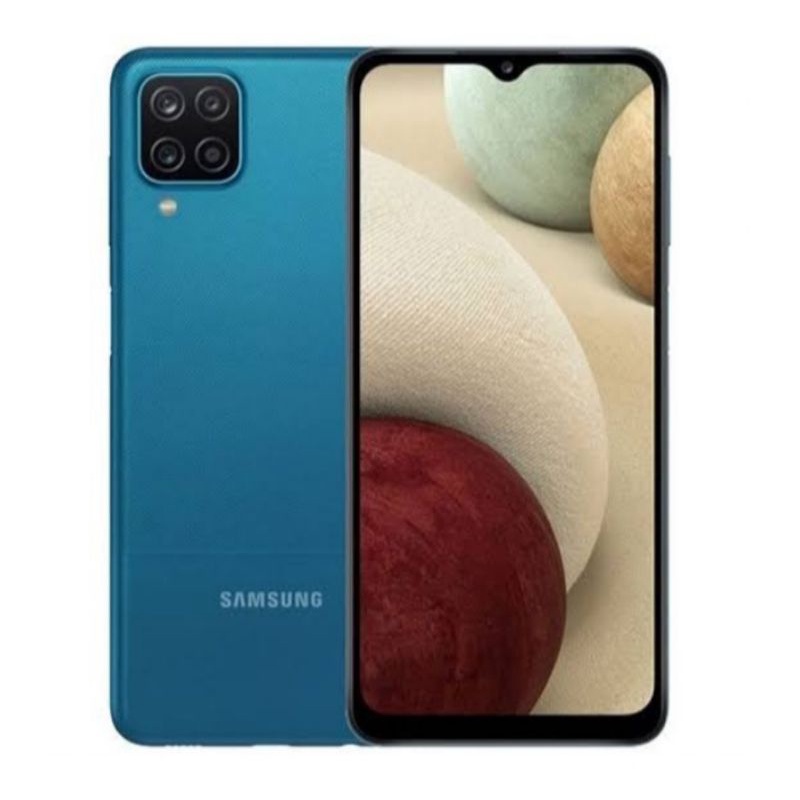 Samsung Galaxy A12 Biru Ram 4/64gb Second