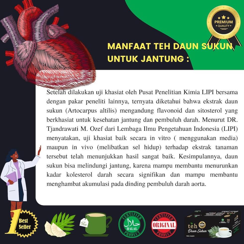 

Terbaru! Teh Daun Sukun Laasyaka Original Banyak Manfaat Kesehatan !