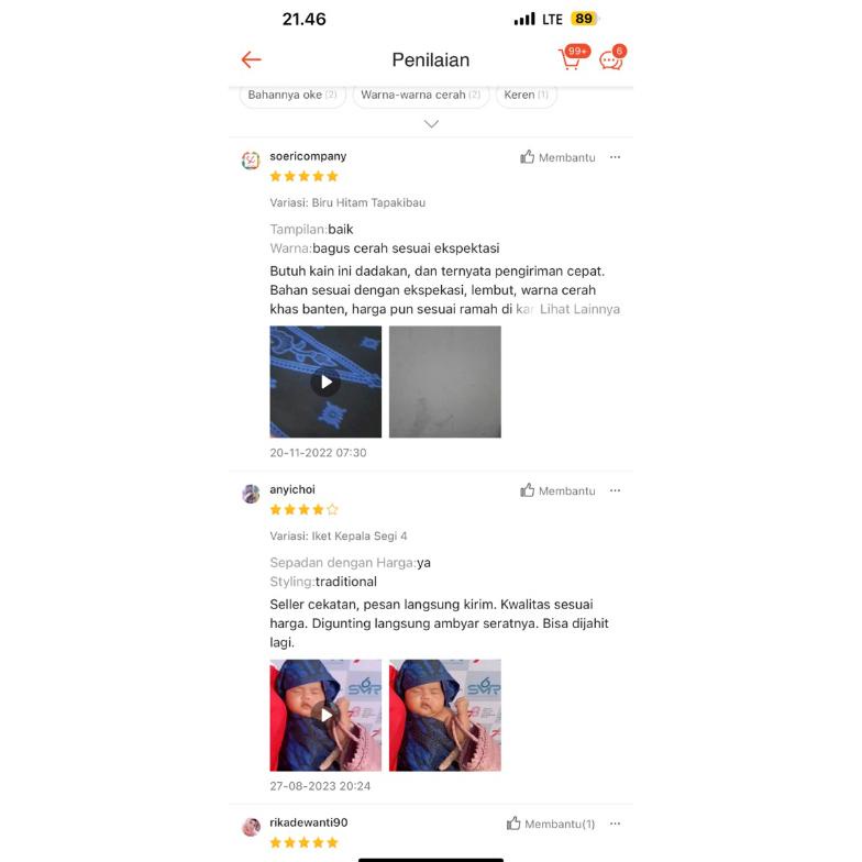 Best - Aneka Kain Batik Baduy  / Kain Panjang Baduy / Kain Jarik 