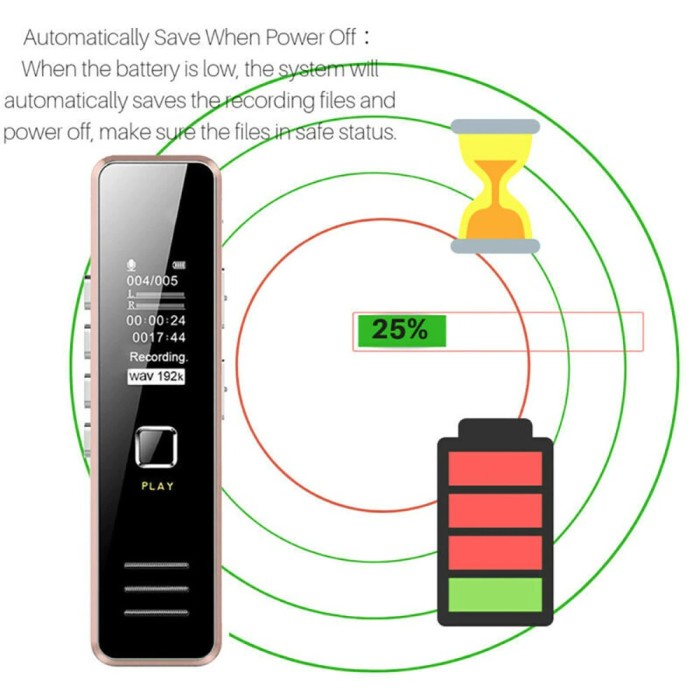 PEREKAM SUARA DIGITAL VOICE RECORDER 32GB