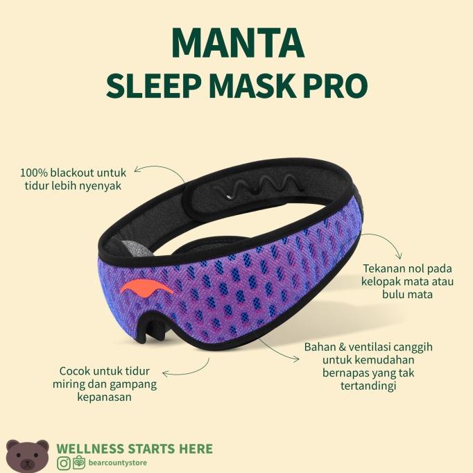 Ready Manta - Sleep Mask Pro The Most D Sleep Mask On The Planet Berkualitas