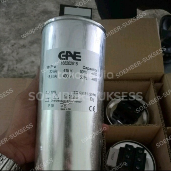 ✨Ori Kapasitor Bank 25Kvar Mkpg Phase 3 Volt 415 Capasitor Gae Terbaru