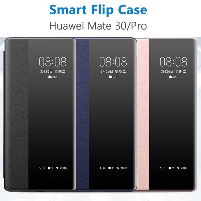 [Original] Flip Cover Ori Huawei P40 Pro P30 Pro Mate 30 Pro Terbaru