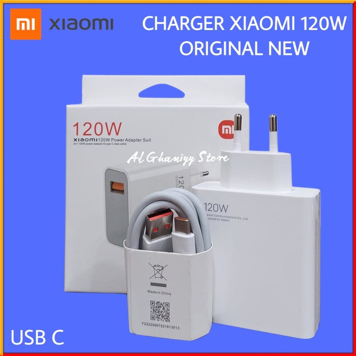 [Original] Charger Original Xiaomi 120W Turbo Charger Ori 100 Copotan Hp Terbaru