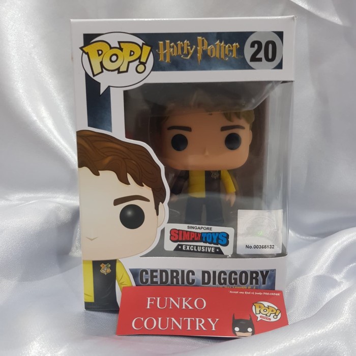 ✅Baru Funko Pop Harry Potter Cedric Diggory Simply Toys Exclusive Limited