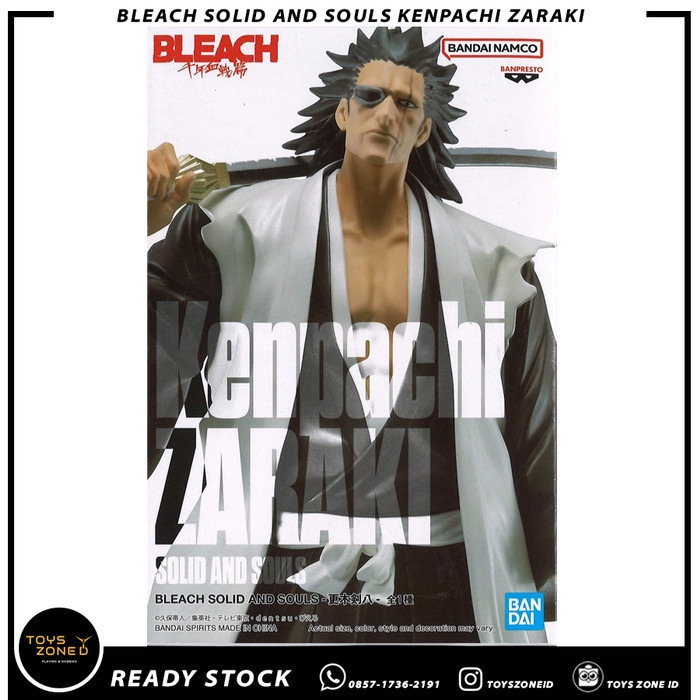✅Baru Banpresto Figure Solid And Souls Kenpachi Zaraki - Bleach Berkualitas