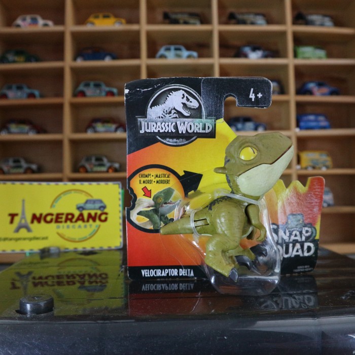 ✅Baru Jurassic World Snap Squad Dino Velociraptor Delta Diskon