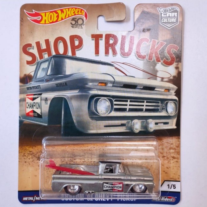 ✅COD Hotwheels Shop Truck Custom 62 Chevy Pickup Terbaru