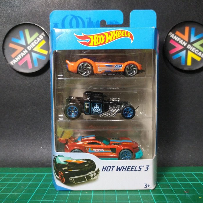 ✅New Hotwheels Bone Shaker Black 2020 - Giftpack 3 Berkualitas