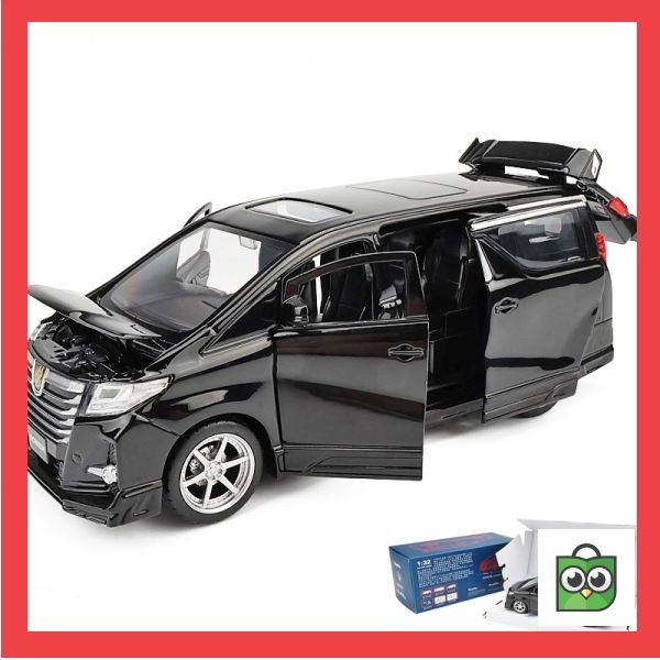 ✅COD Terlaris Miniatur Mobil Diecast Toyota Alphard Vellfire Mpv Original Berkualitas