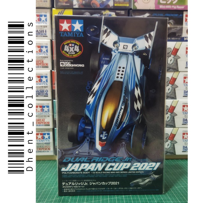 ✅New 95143 Mini 4Wd Dual Ridge Jr Vz Chassis Japan Cup 2021 Terbaru