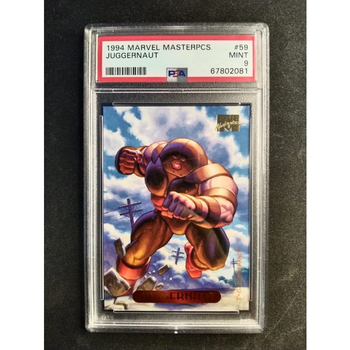 ✅New Kartu Marvel 1994 Marvel Masterpieces - Juggernaut Psa 9 X-Men Bisa Sameday