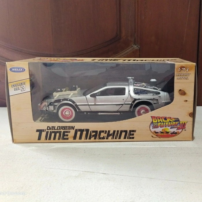 ✅New Welly Delorean Time Machine 1:24 Terbatas