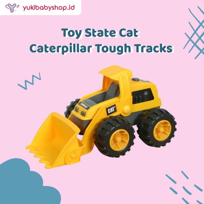 ✅New Ori Toy State Cat Caterpillar Tough Tracks Terbaru