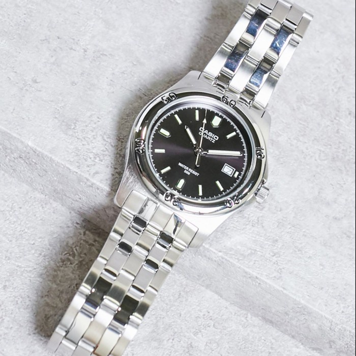 ✅Ori Jam Tangan Pria Casio Standart Mtp-1213A-1A Mtp1213A-1A Black Dial Ori Limited