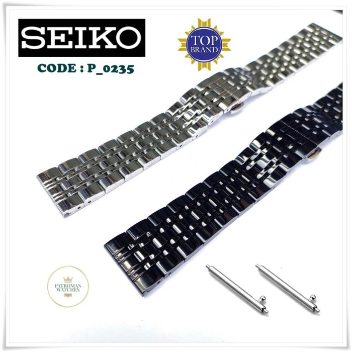 ✅Ori New Strap Bracelet Tali Jam Seiko 22Mm Seiko Divers 22Mm Quick Release Terbaru