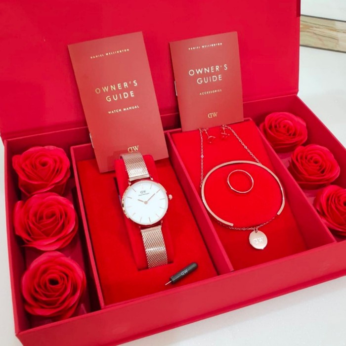 ✅Ori Jam Tangan Dw Mewah / Jam Tangan Dw Paket Wanita Terbaru