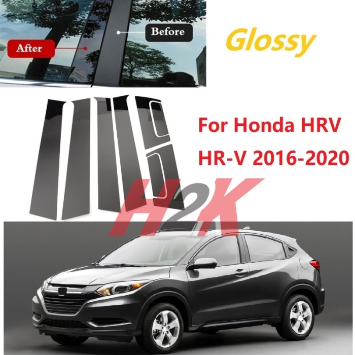 ✅Original Aksesoris Hrv - Cover Pilar Jendela Pintu Honda Hrv Limited
