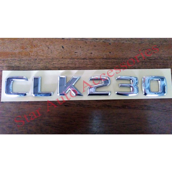 ✅Termurah Emblem Letter Mercedes Benz Clk230 / Clk 230 Terbatas
