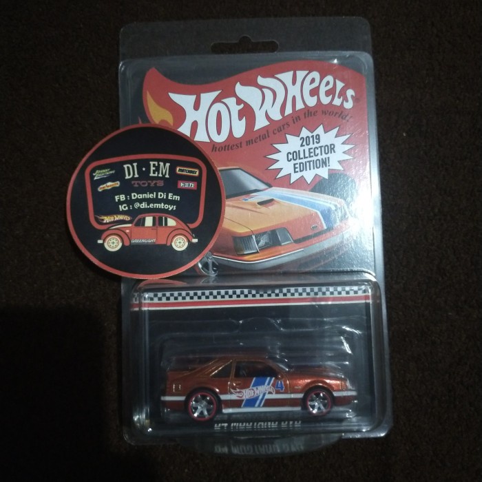 ✅COD Hotwheels 84 Mustang Svo 2019 Collector Edition Bisa Sameday