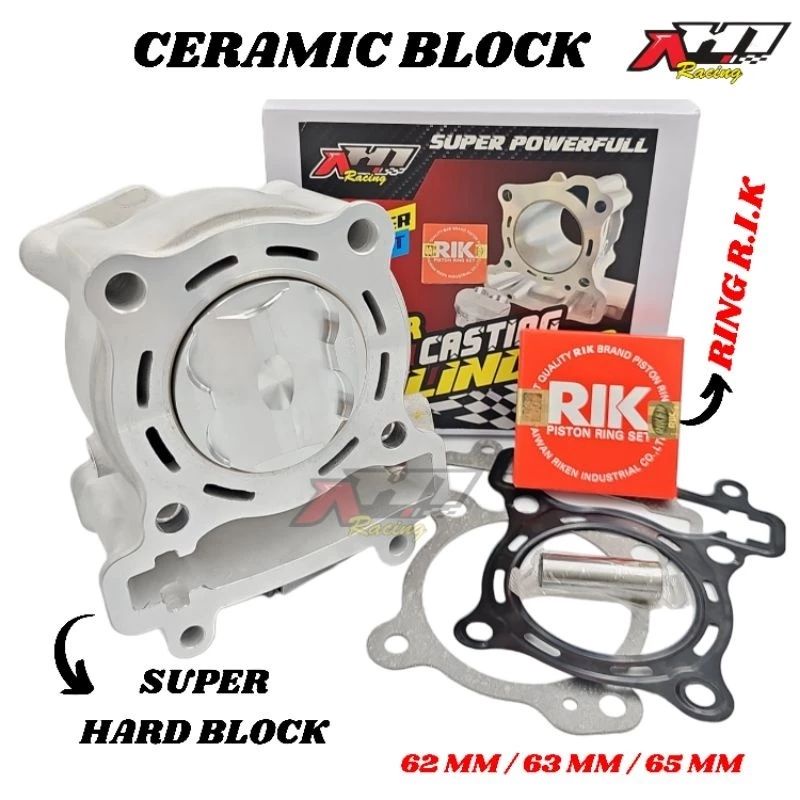 (BISA COD) BORING BLOK SEHER CERAMIC KERAMIK BORE UP JUPITER MXKING MX OLD MX NEW VIXION OLD R15 V2 