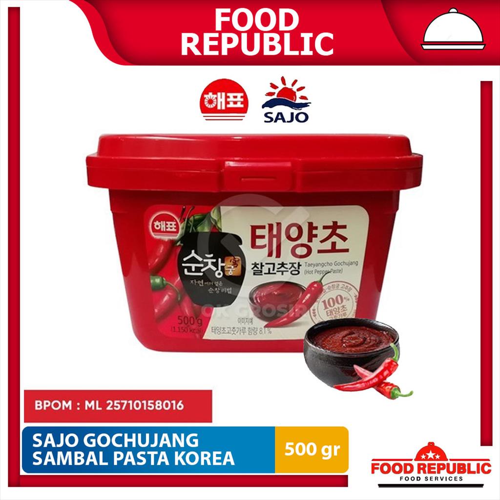 

Sajo Gochujang / Sambal Pasta Korea/ Hot Pepper Paste- 500Gr Best Sell