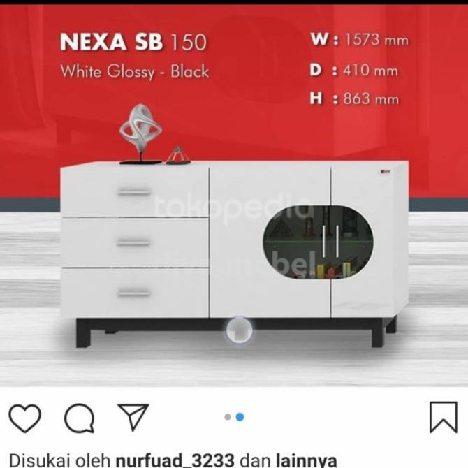 (:(:(:(] meja tv bufet 150 cm nexa 150