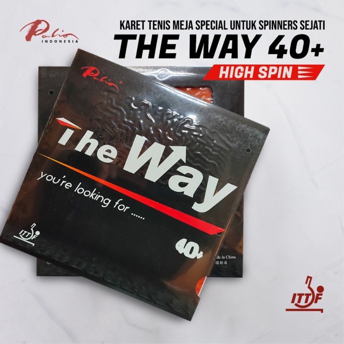 [New] Karet Bet Pingpong Tenis Meja Palio The Way 40 Limited
