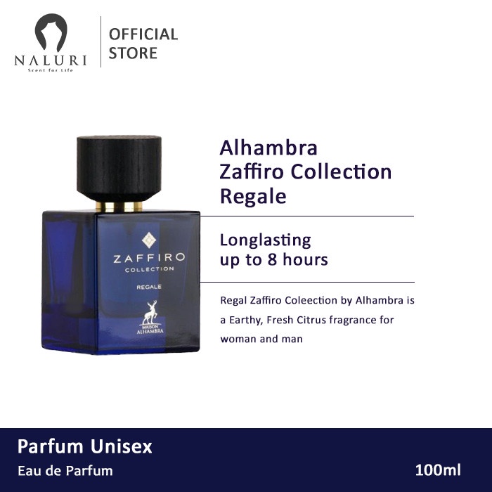 [Ori] Parfum Original Alhambra Zaffiro Collection Regale Edp 100Ml Bisa Sameday