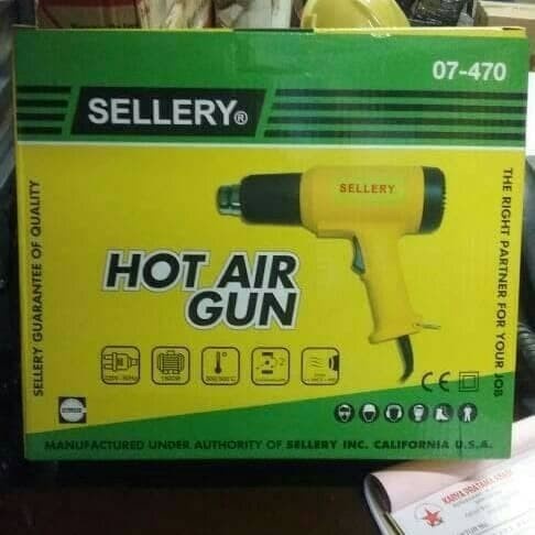 Sellery HG-500 Hot Air Gun / Heat Gun - 1500W, Suhu 300-500°C, Hijau