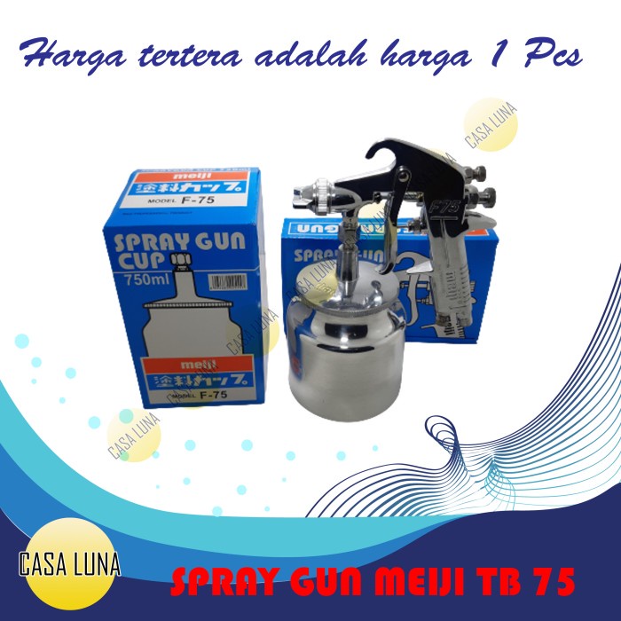 ✅Ori Spray Gun Alat Semprot Cat Meiji Original Tabung Bawah F75 F-75 F 75 Terbatas
