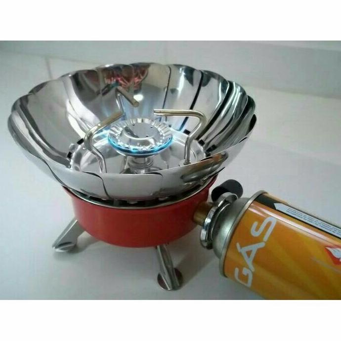 Kompor Windproof Anti Badai Kompor Mawar Alat Masak Camping