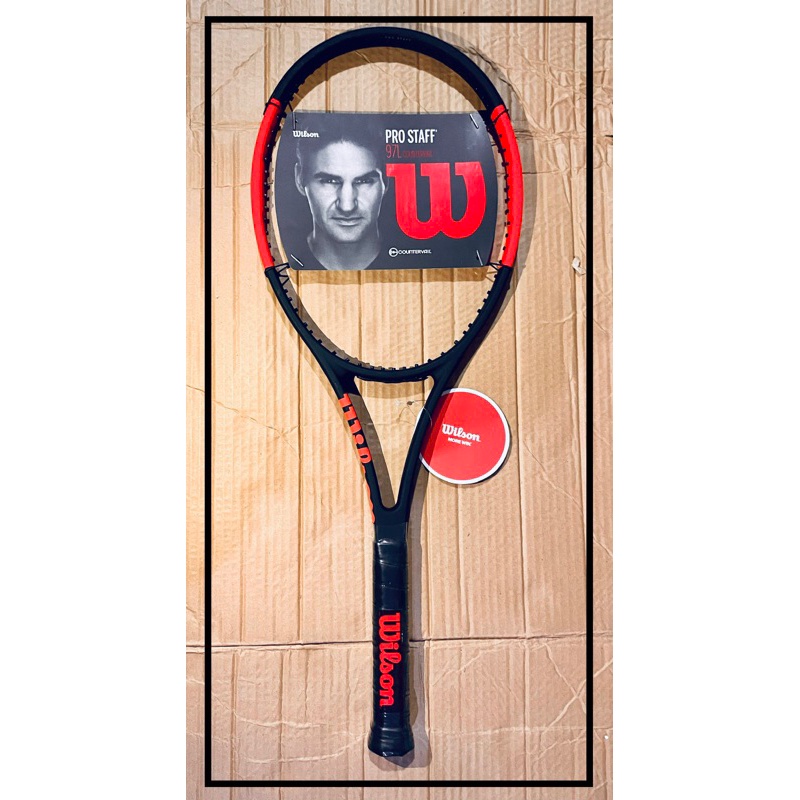 Raket Tenis Wilson Prostaff Hitam Merah