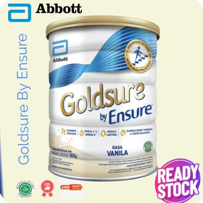 

Goldsure by Ensure Vanila 900g Susu Nutrisi Dewasa & Lansia