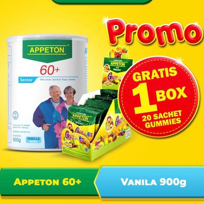 

APPETON 60+ Susu Lansia 900 Gram GOJEK GRAB