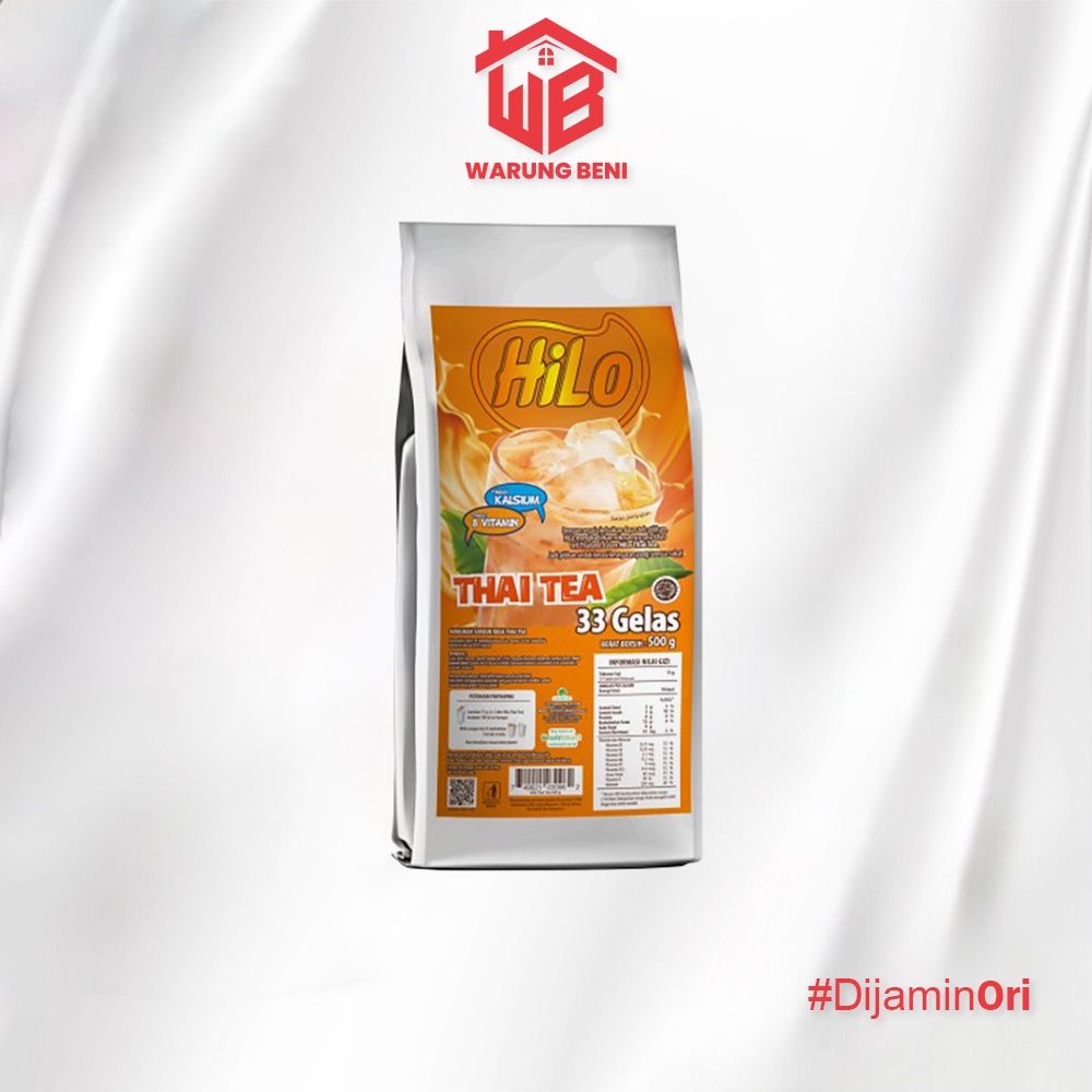 

Hilo Powder Drink Minuman Tinggi Kalsium Thai Tea 500 gr