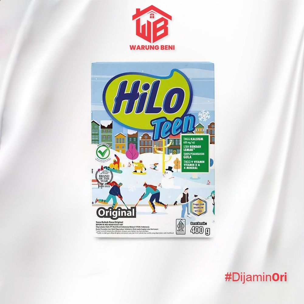 

HiLo Teen Susu Remaja Tinggi Kalsium Original 400 gr