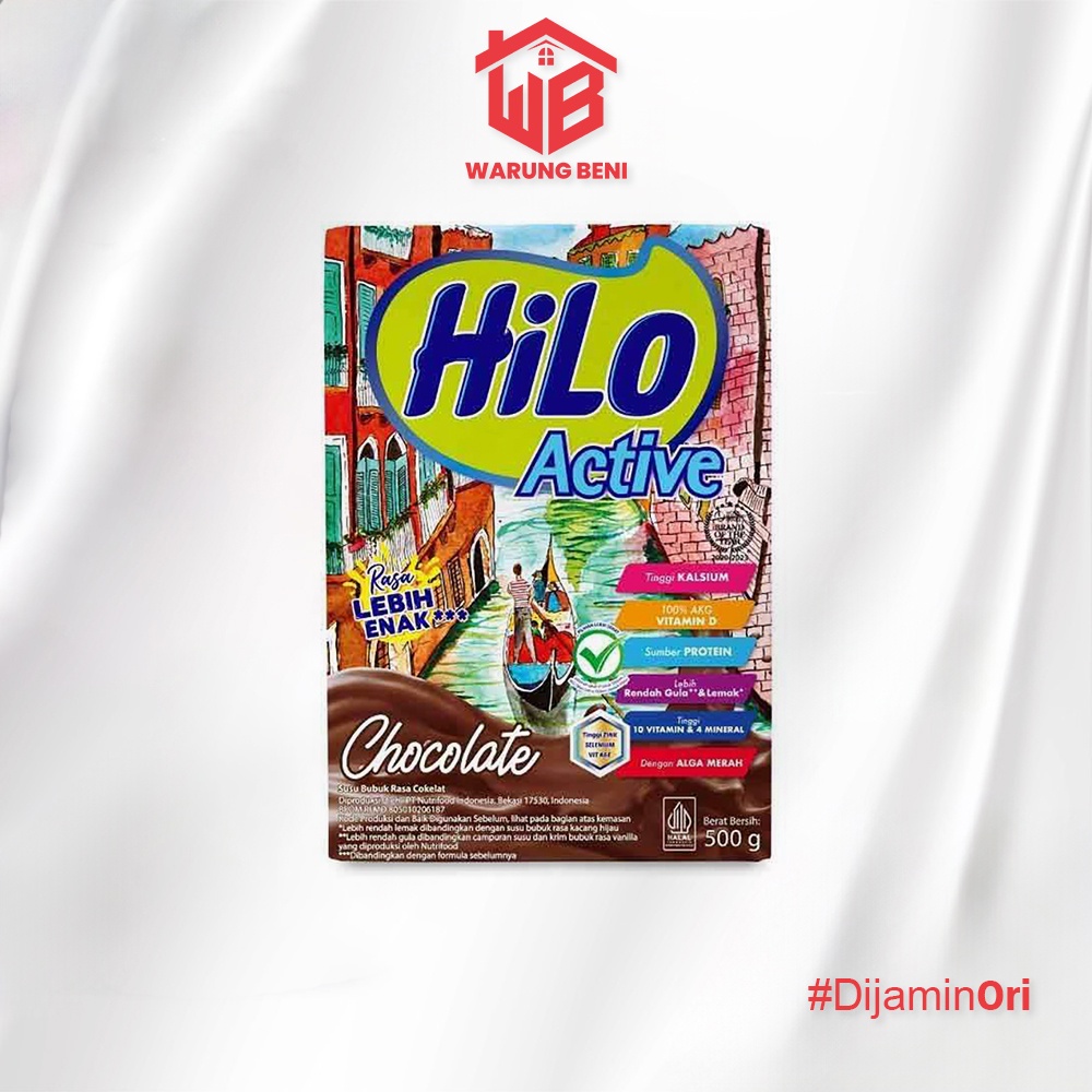 

HiLo Active Susu Dewasa Tinggi Kalsium Chocolate 500 gr