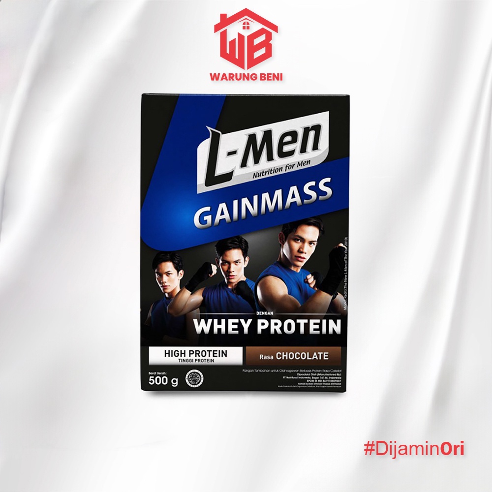 

L-Men Gainmass Susu Gainer Tinggi Protein Dengan Whey Protein Chocolate 500 gr