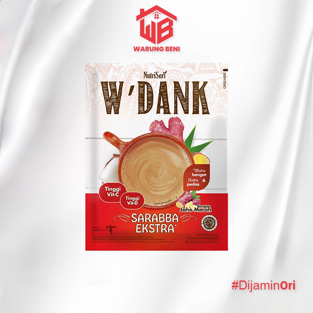 

W'Dank Minuman Tradisional Indonesia Sarabba Ekstra (10 Sachet)
