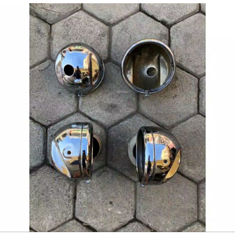 Batok CB 125 Crome Batok Lampu CB 125 Full Pres Crome sakatech
