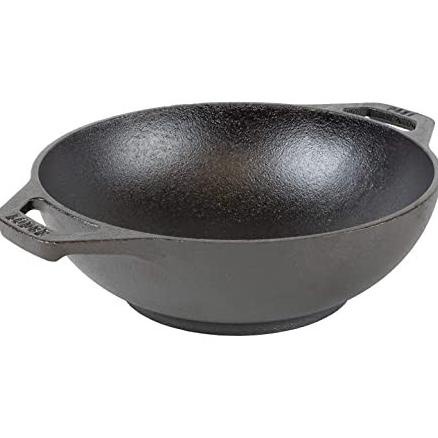 Lodge Cast Iron Mini Wok 16Cm L6Mw 0,7L Wajan Besi Tahan Lama Kode 573