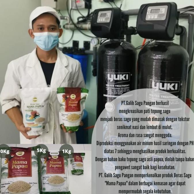 

Beras Sagu Original Mama Papua Kemasan 20 kg Baru!!!